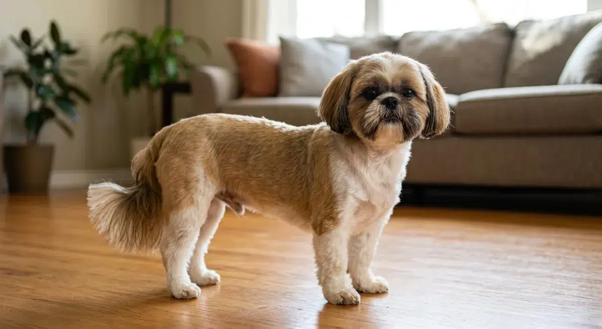Shih Tzu with a practical cut