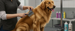 grooming long coats
